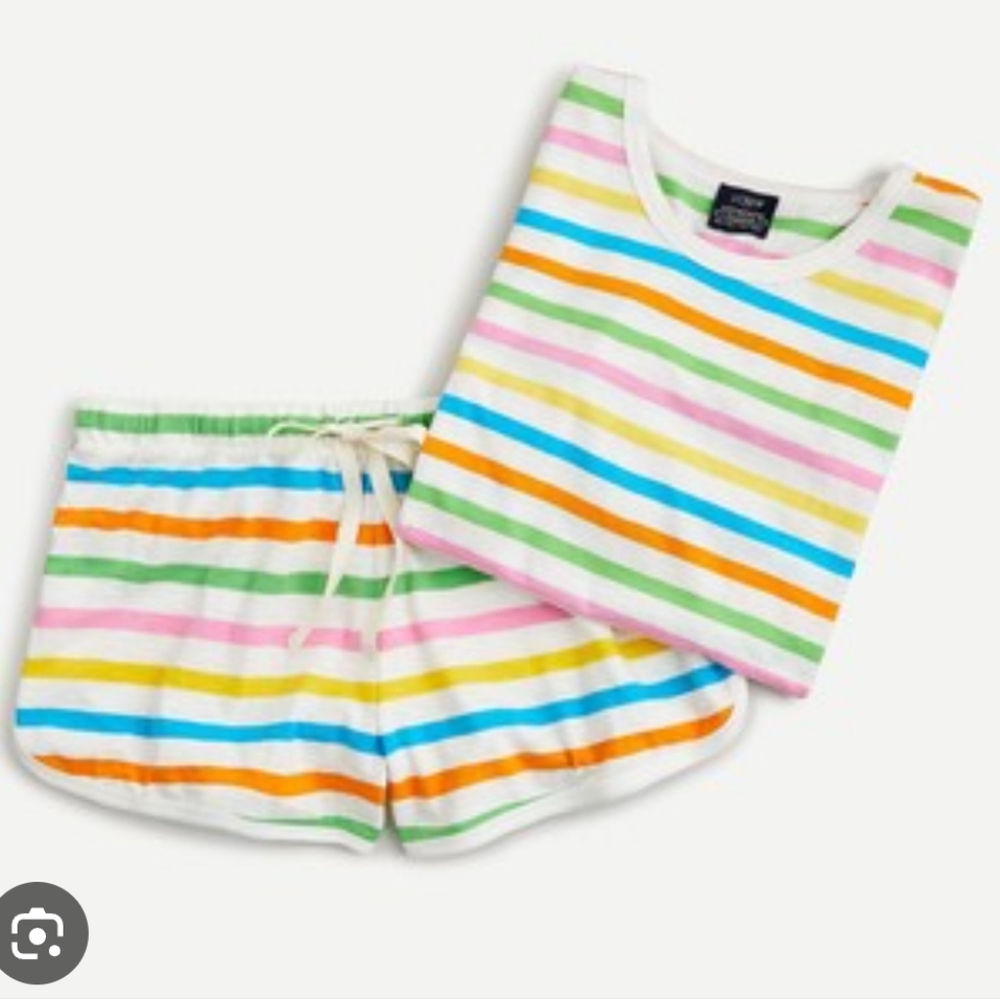 J. Crew Short Sleeve pj's